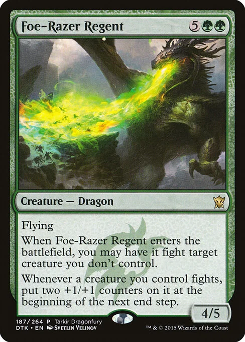 Foe-Razer Regent, carta Magic di tipo Creature — Dragon illustrata da Svetlin Velinov