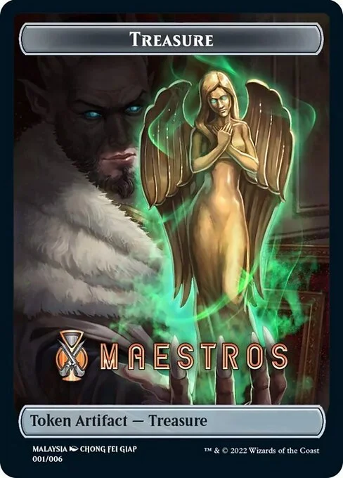 Treasure, carta Magic di tipo Token Artifact — Treasure illustrata da Chong Fei Giap