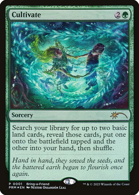Cultivate, carta Magic di tipo Sorcery illustrata da Néstor Ossandón Leal