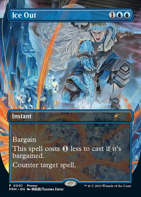 Ice Out, carta Magic di tipo Instant illustrata da Takuma Ebisu