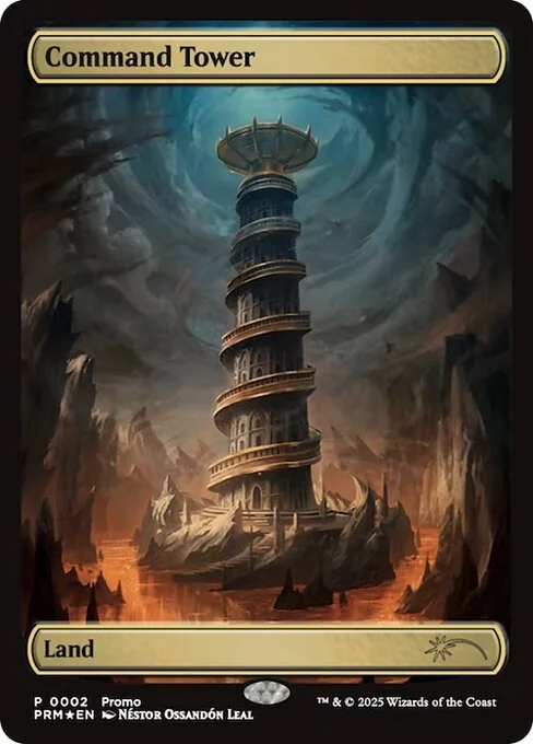 Command Tower, carta Magic di tipo Land illustrata da Néstor Ossandón Leal