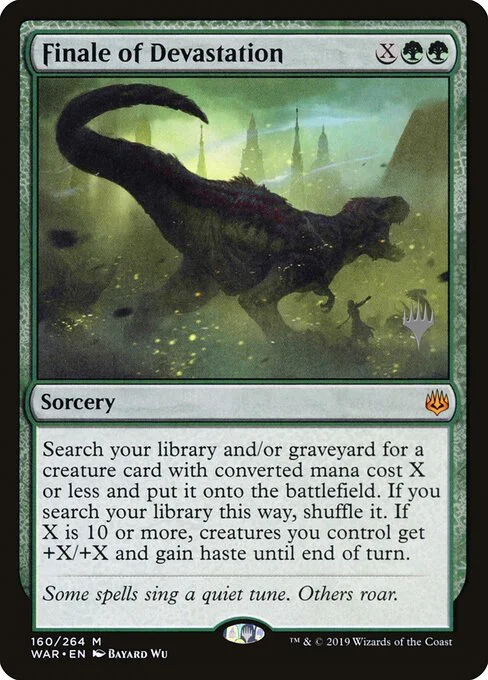 Finale of Devastation, carta Magic di tipo Sorcery illustrata da Bayard Wu