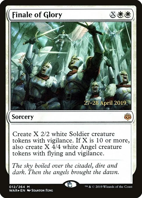 Finale of Glory, carta Magic di tipo Sorcery illustrata da Stanton Feng