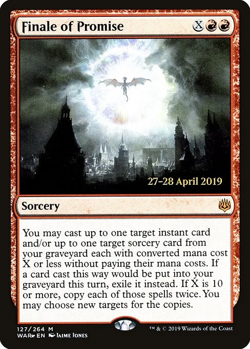 Finale of Promise, carta Magic di tipo Sorcery illustrata da Jaime Jones