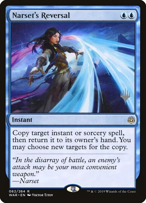 Narset's Reversal, carta Magic di tipo Instant illustrata da Viktor Titov