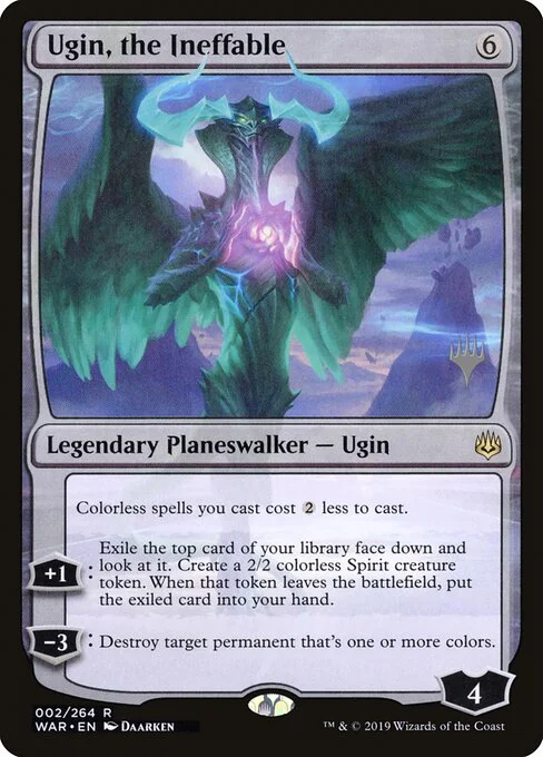 Ugin, the Ineffable, carta Magic di tipo Legendary Planeswalker — Ugin illustrata da Daarken