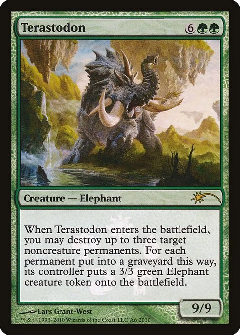 Terastodon, carta Magic di tipo Creature — Elephant illustrata da Lars Grant-West