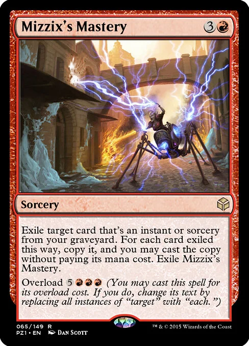 Mizzix's Mastery, carta Magic di tipo Sorcery illustrata da Dan Murayama Scott