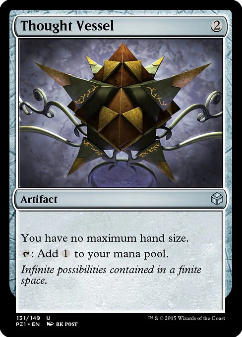 Thought Vessel, carta Magic di tipo Artifact illustrata da rk post