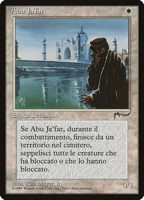 Abu Ja'far, carta Magic di tipo Creature — Human illustrata da Ken Meyer, Jr.