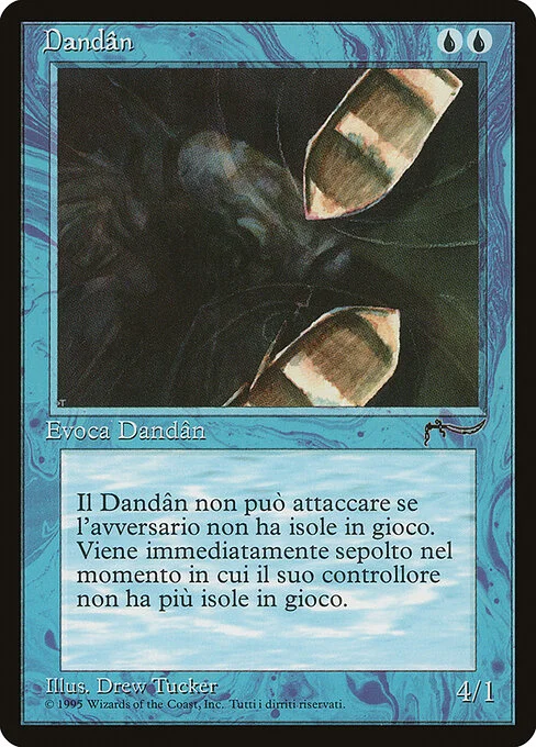 Dandân, carta Magic di tipo Creature — Fish illustrata da Drew Tucker