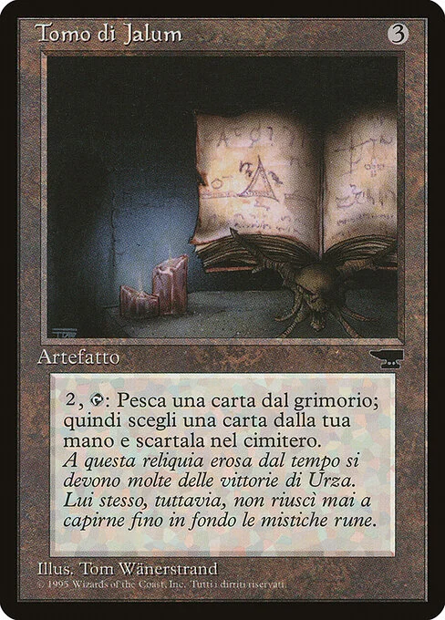 Jalum Tome, carta Magic di tipo Artifact — Book illustrata da Tom Wänerstrand