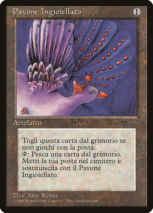 Jeweled Bird, carta Magic di tipo Artifact illustrata da Amy Weber