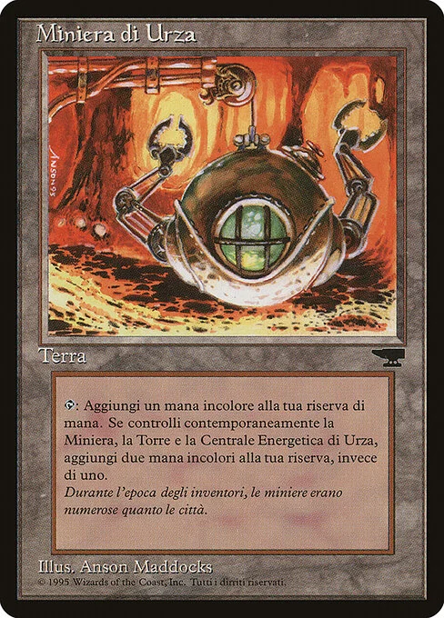 Urza's Mine, carta Magic di tipo Land — Urza's Mine illustrata da Anson Maddocks