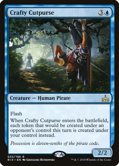 Crafty Cutpurse, carta Magic di tipo Creature — Human Pirate illustrata da Grzegorz Rutkowski
