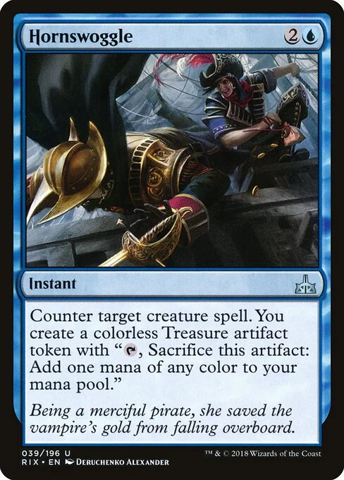 Hornswoggle, carta Magic di tipo Instant illustrata da Deruchenko Alexander