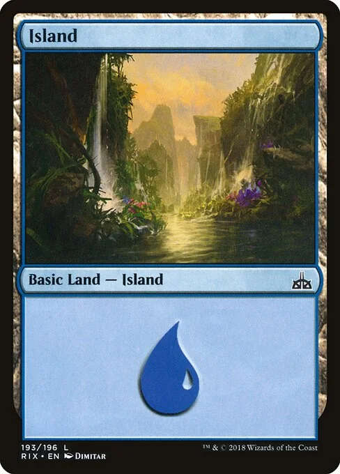 Island, carta Magic di tipo Basic Land — Island illustrata da Dimitar Marinski