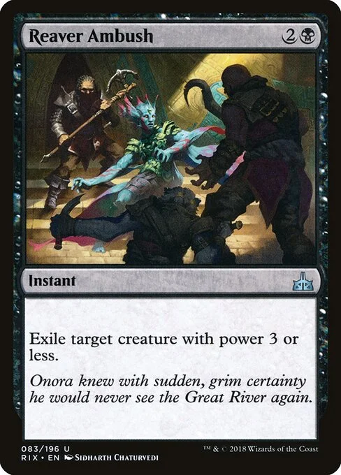 Reaver Ambush, carta Magic di tipo Instant illustrata da Sidharth Chaturvedi