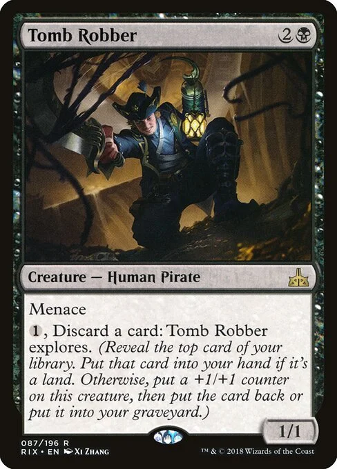 Tomb Robber, carta Magic di tipo Creature — Human Pirate illustrata da Xi Zhang