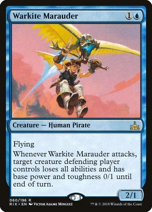 Warkite Marauder, carta Magic di tipo Creature — Human Pirate illustrata da Victor Adame Minguez