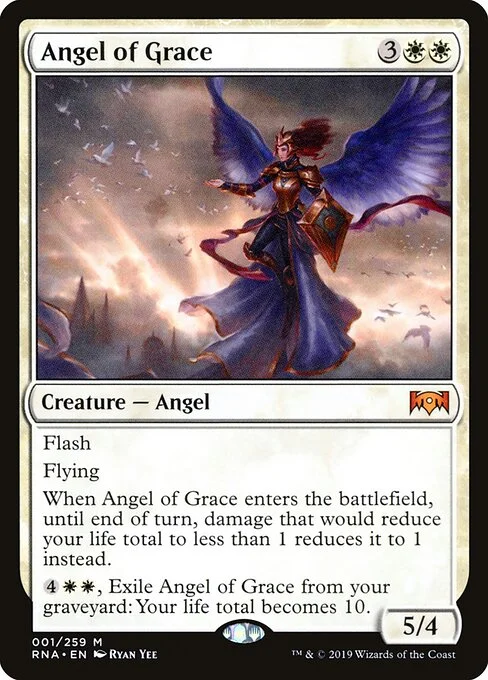 Angel of Grace, carta Magic di tipo Creature — Angel illustrata da Ryan Yee