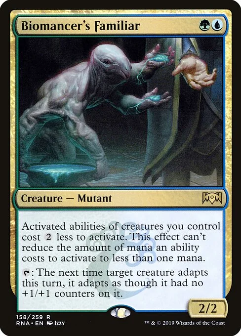 Biomancer's Familiar, carta Magic di tipo Creature — Mutant illustrata da Izzy