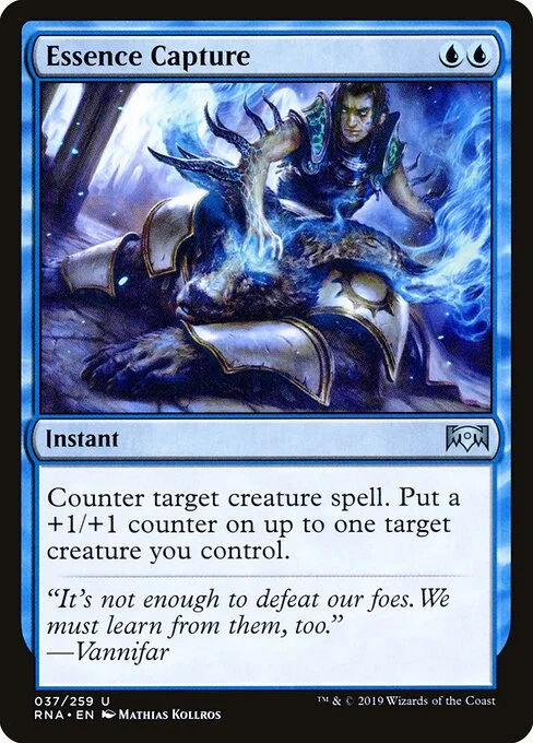 Essence Capture, carta Magic di tipo Instant illustrata da Mathias Kollros