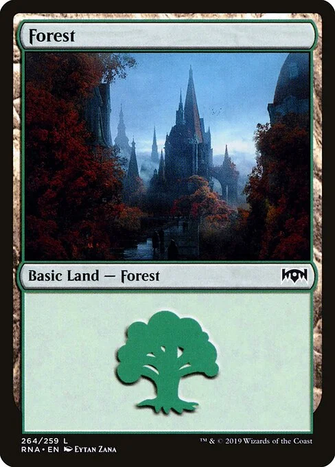 Forest, carta Magic di tipo Basic Land — Forest illustrata da Eytan Zana
