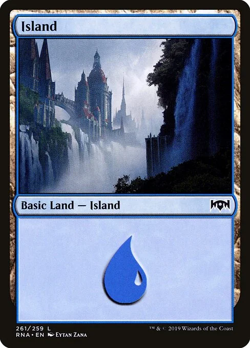 Island, carta Magic di tipo Basic Land — Island illustrata da Eytan Zana