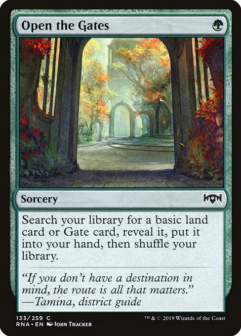 Open the Gates, carta Magic di tipo Sorcery illustrata da John Thacker
