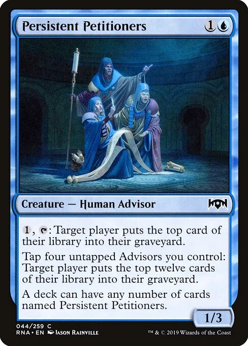 Persistent Petitioners, carta Magic di tipo Creature — Human Advisor illustrata da Jason Rainville