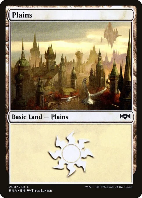 Plains, carta Magic di tipo Basic Land — Plains illustrata da Titus Lunter