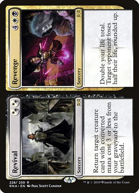 Revival // Revenge, carta Magic di tipo Sorcery // Sorcery illustrata da Paul Scott Canavan