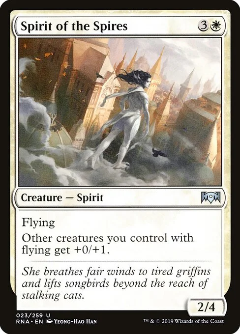 Spirit of the Spires, carta Magic di tipo Creature — Spirit illustrata da Yeong-Hao Han