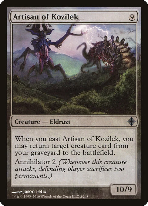 Artisan of Kozilek, carta Magic di tipo Creature — Eldrazi illustrata da Jason Felix
