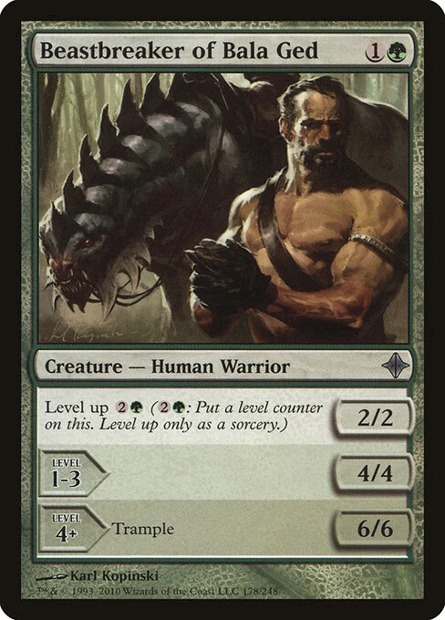 Beastbreaker of Bala Ged, carta Magic di tipo Creature — Human Warrior illustrata da Karl Kopinski