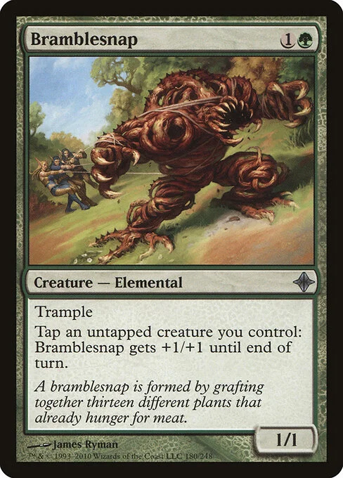 Bramblesnap, carta Magic di tipo Creature — Elemental illustrata da James Ryman