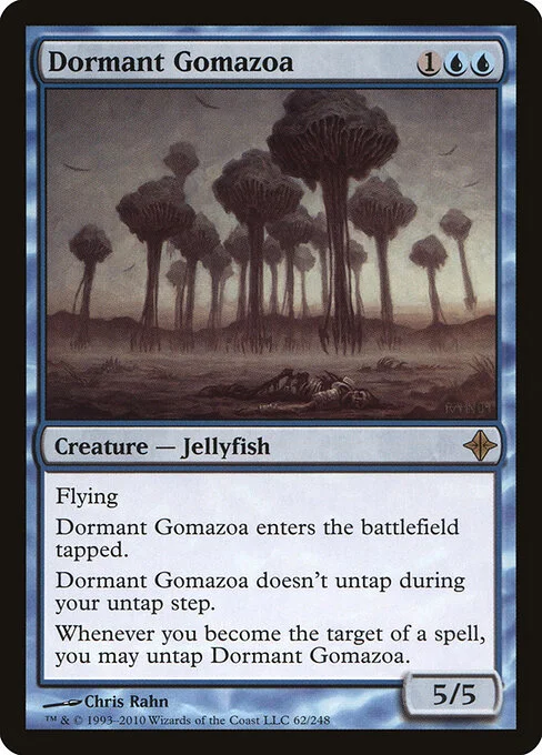 Dormant Gomazoa, carta Magic di tipo Creature — Jellyfish illustrata da Chris Rahn