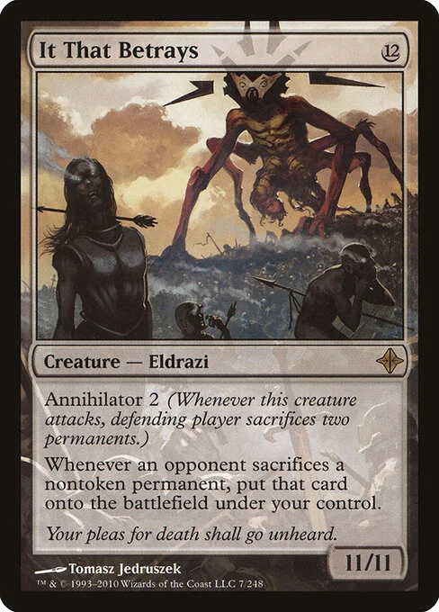 It That Betrays, carta Magic di tipo Creature — Eldrazi illustrata da Tomasz Jedruszek