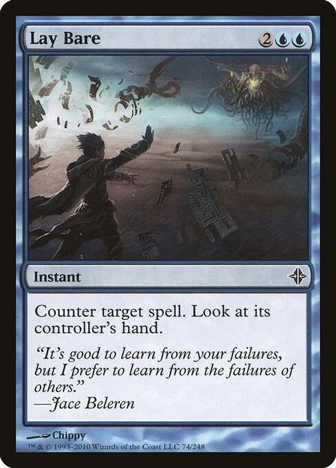 Lay Bare, carta Magic di tipo Instant illustrata da Chippy