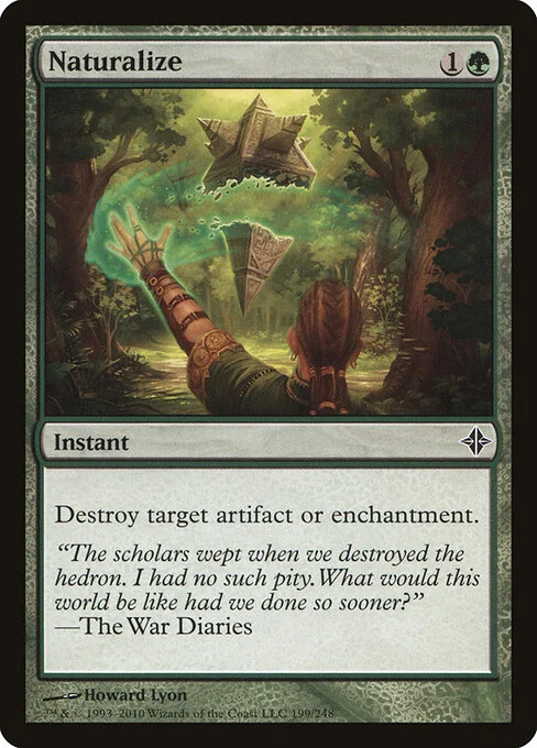 Naturalize, carta Magic di tipo Instant illustrata da Howard Lyon
