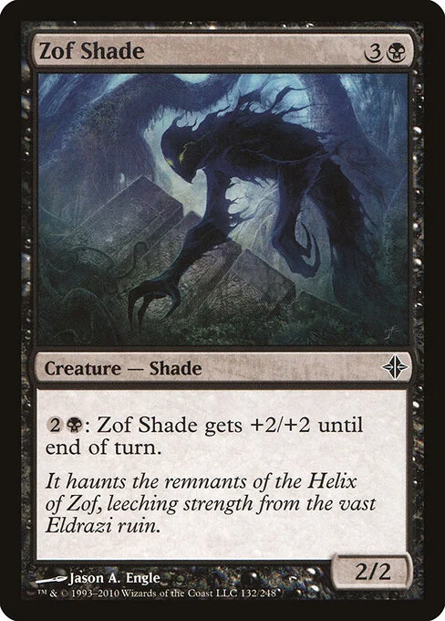 Zof Shade, carta Magic di tipo Creature — Shade illustrata da Jason A. Engle