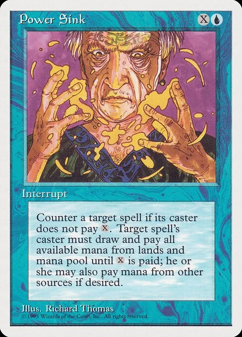 Power Sink, carta Magic di tipo Instant illustrata da Richard Thomas