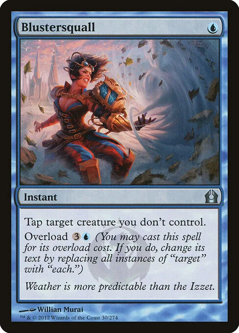 Blustersquall, carta Magic di tipo Instant illustrata da Willian Murai