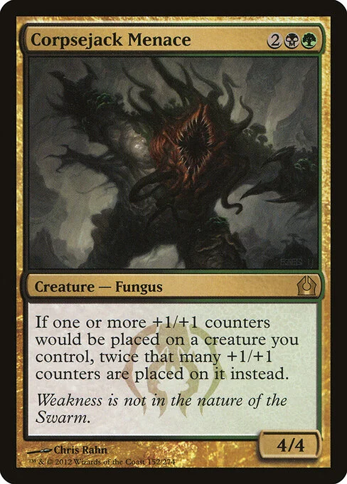 Corpsejack Menace, carta Magic di tipo Creature — Fungus illustrata da Chris Rahn