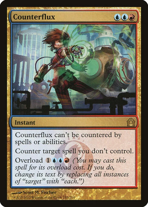 Counterflux, carta Magic di tipo Instant illustrata da Scott M. Fischer