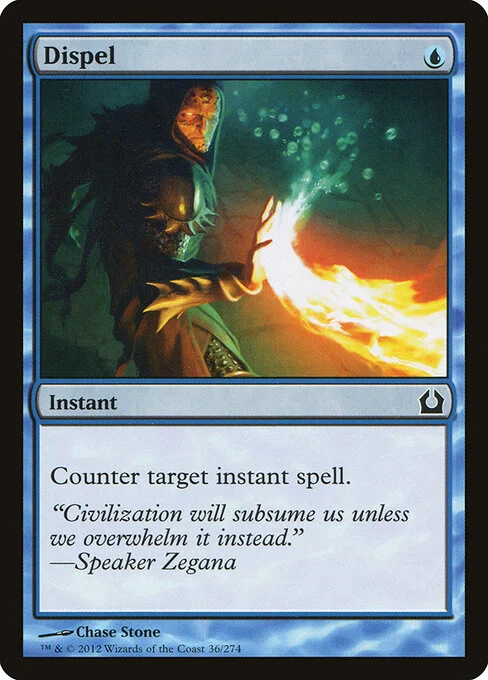 Dispel, carta Magic di tipo Instant illustrata da Chase Stone