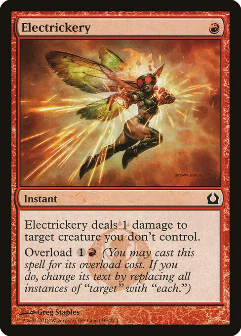 Electrickery, carta Magic di tipo Instant illustrata da Greg Staples