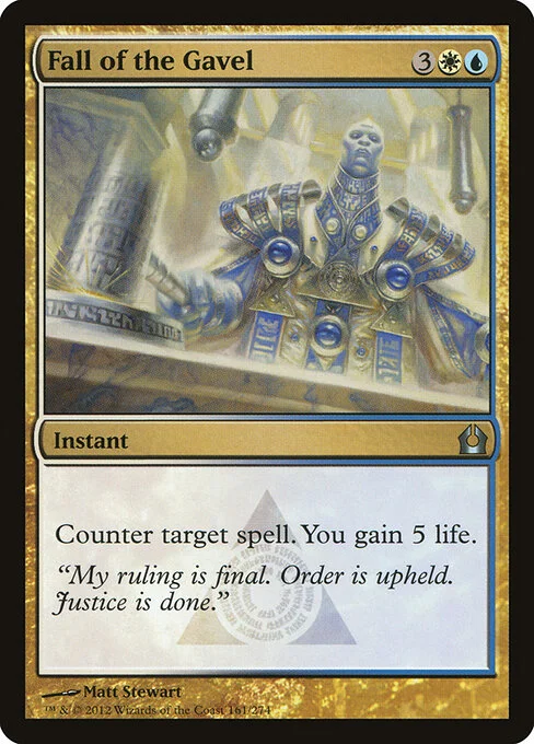 Fall of the Gavel, carta Magic di tipo Instant illustrata da Matt Stewart