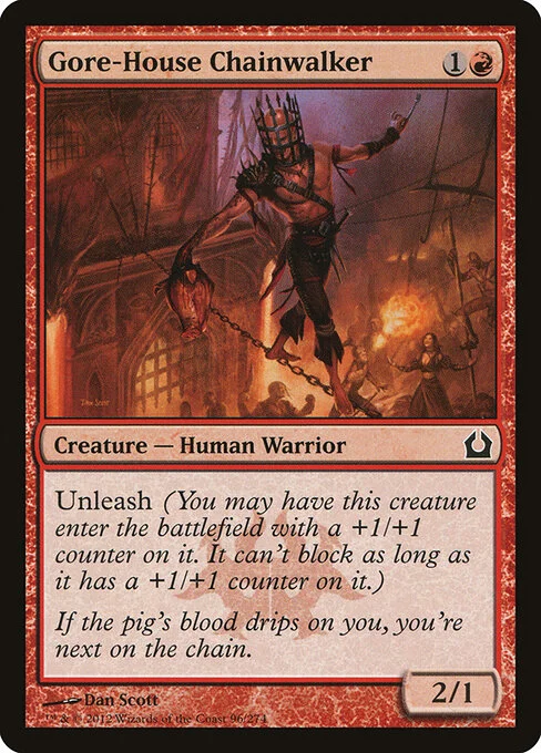 Gore-House Chainwalker, carta Magic di tipo Creature — Human Warrior illustrata da Dan Murayama Scott